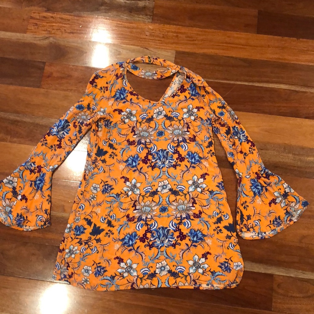 Floral target dress